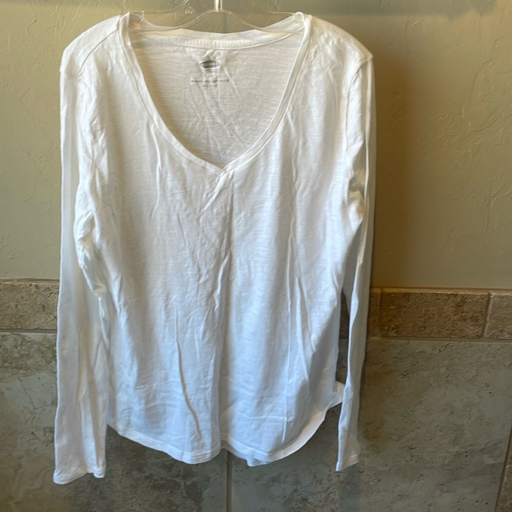 White long sleeve shirt